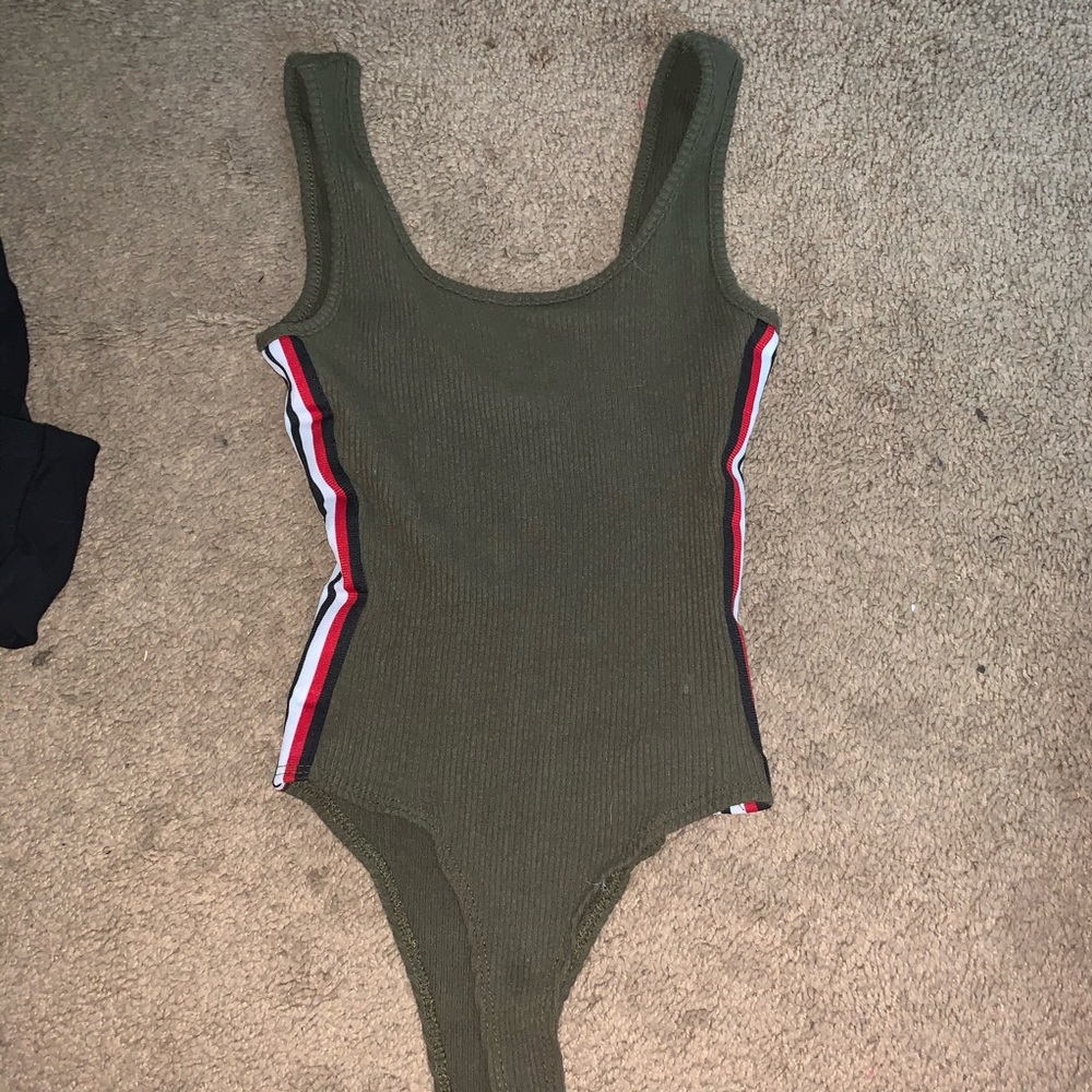 Green bodysuit